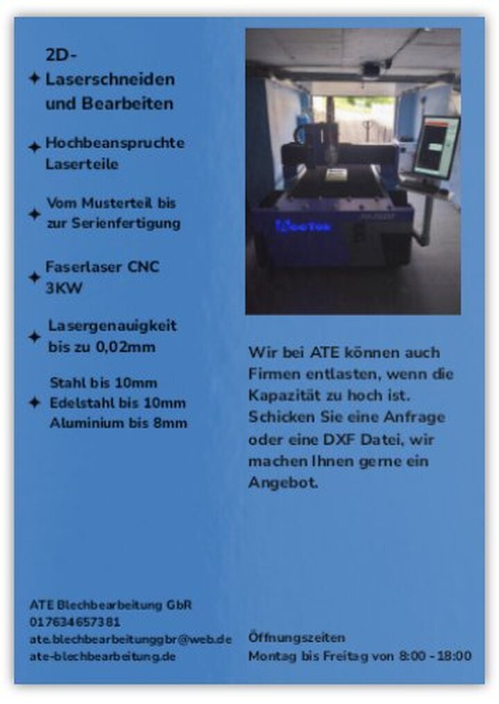 Bilder ATE Blechbearbeitung GbR