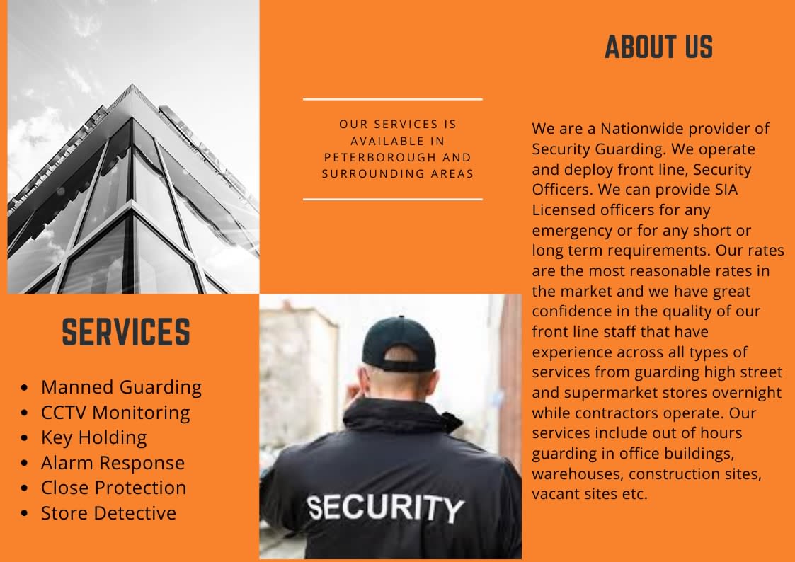 Executive Security Group Ltd Peterborough 07863 849599