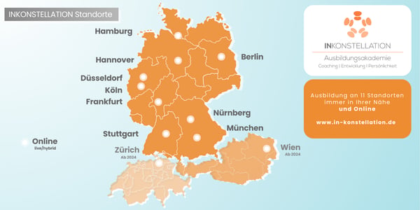 InKonstellation Ausbildungsakademie
An 14 Standorten immer in Ihrer Nähe und natürlich online live/hybrid.