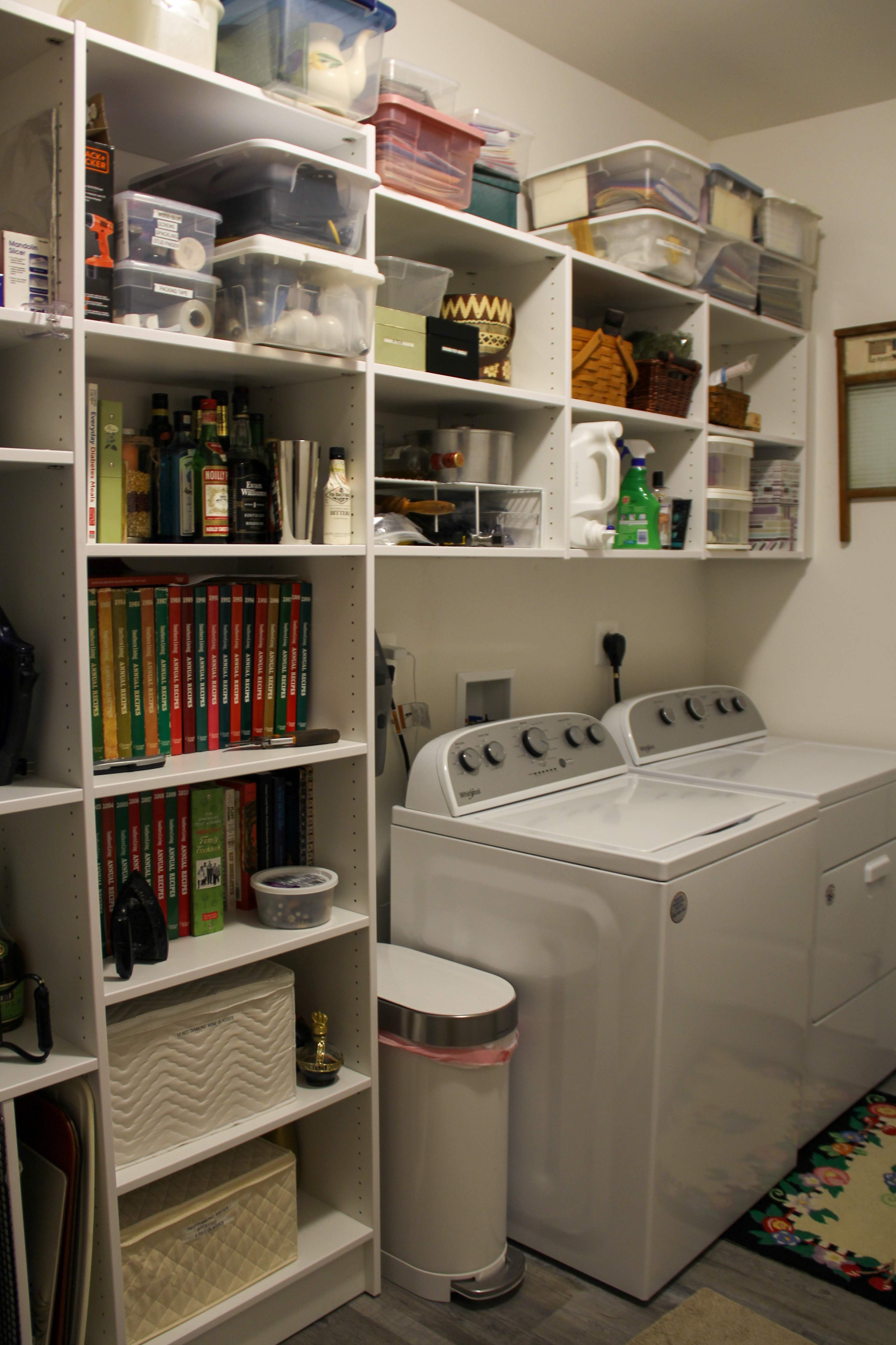 Laundry room custom storage