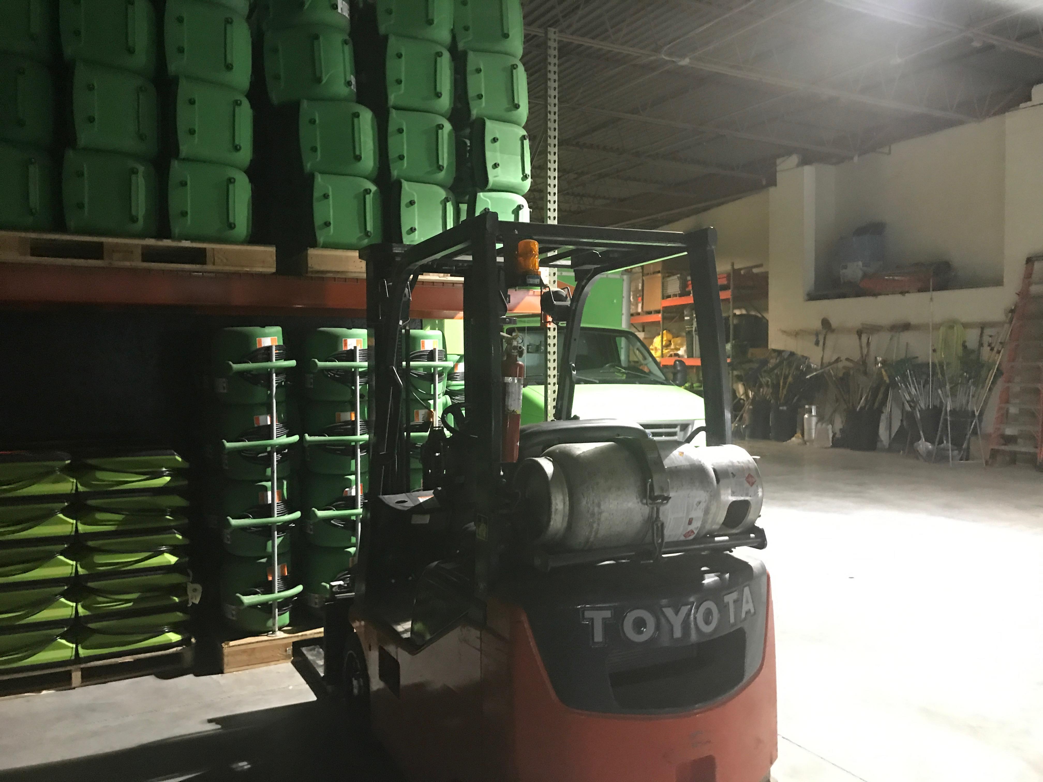 Our warehouse here in Northwest St. Louis. #SERVPRO