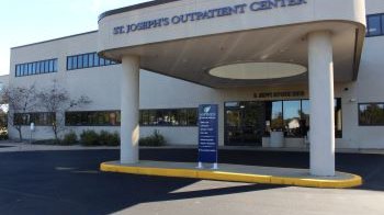 exterior photo to the entrance of St. Joseph's Outpatient Center in Antigo, WI