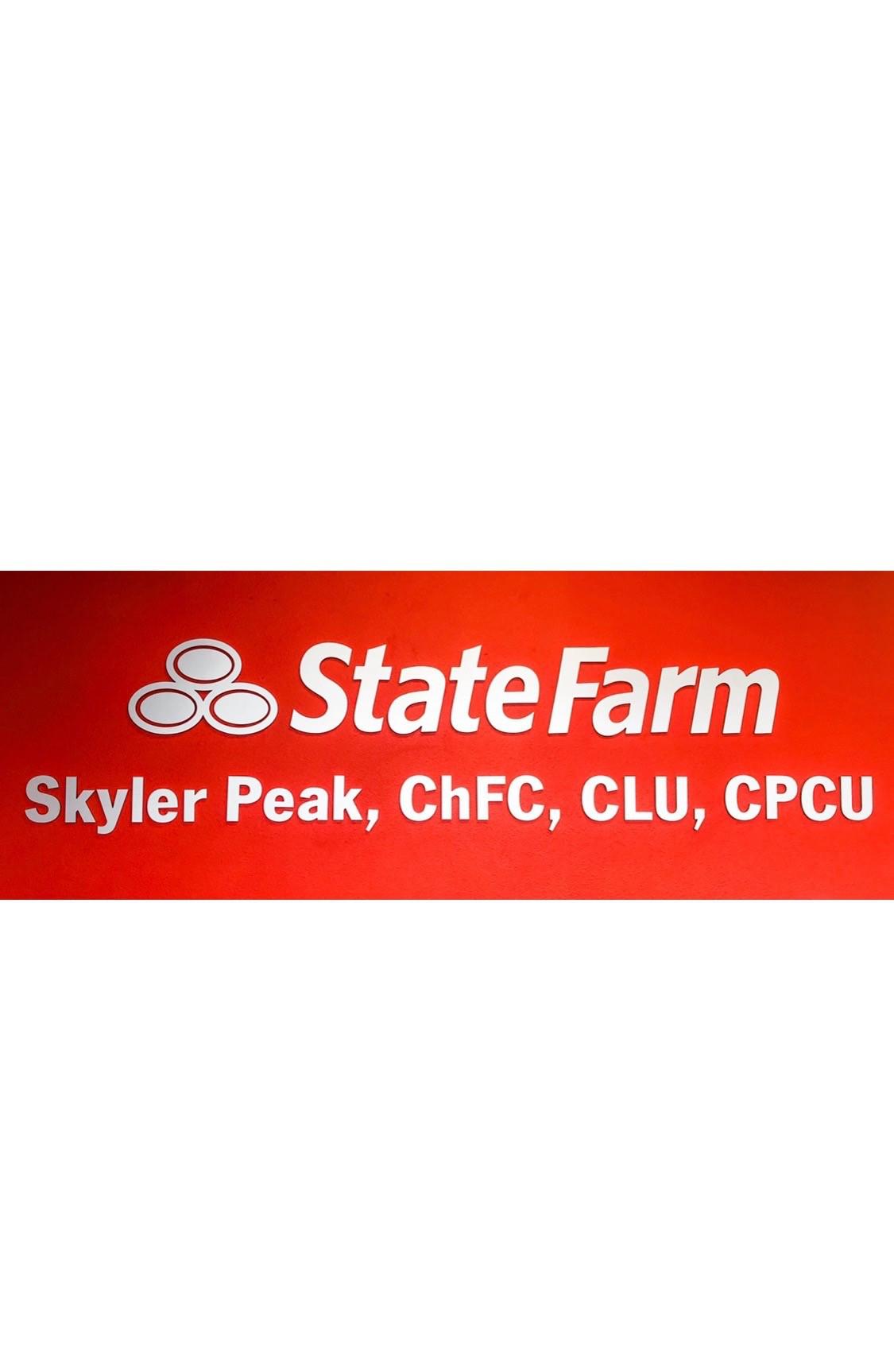 Skyler Peak State Farm agency sign