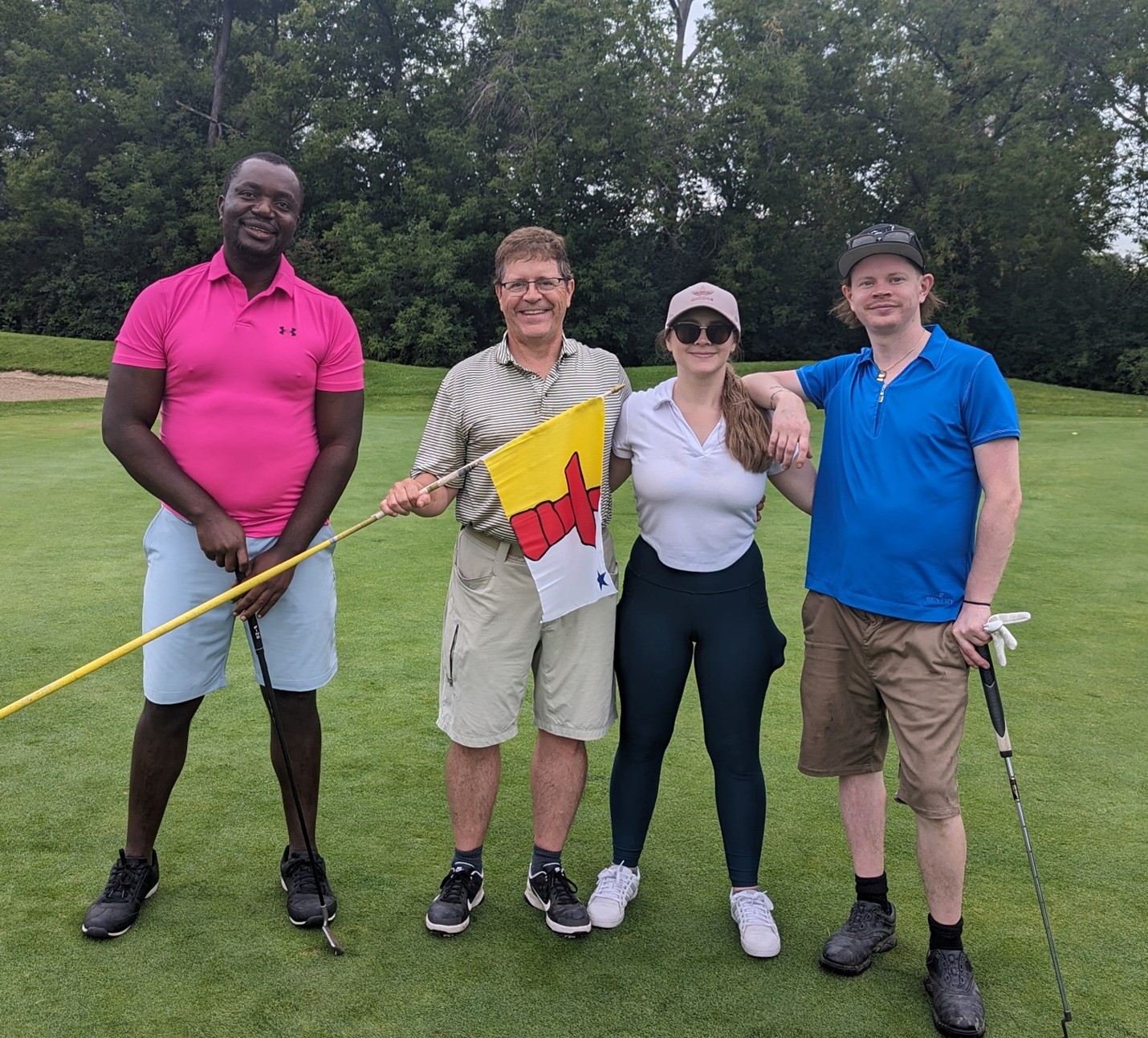 Christopher Afah Lang, Wade, Céline Brown, Spencer Brown.jpg