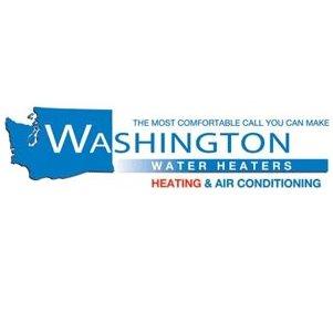 Washington Water Heaters, Heating & Air Conditioning Logo