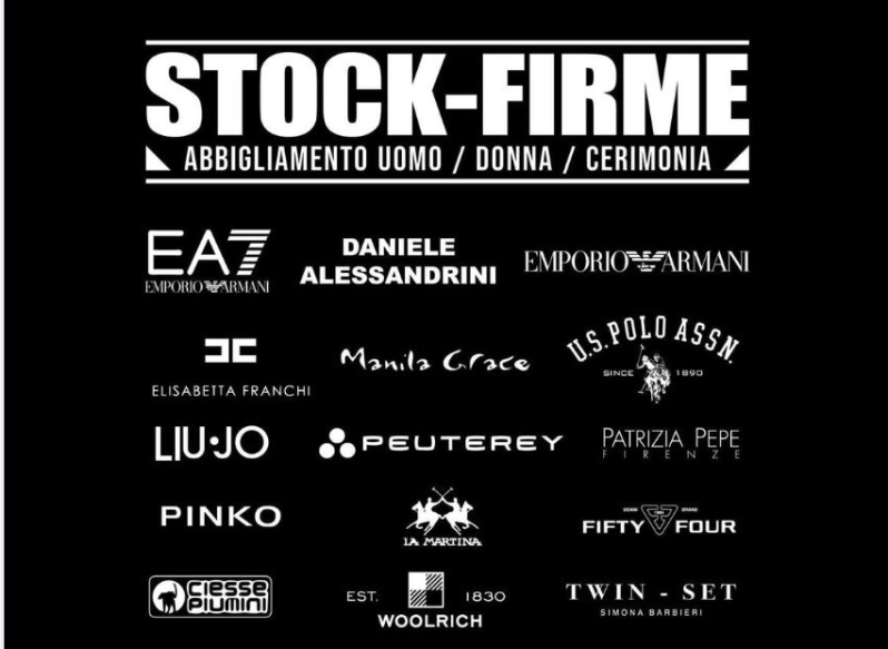 Stock Firme - ABBIGLIAMENTO E ACCESSORI, ABITI DA DONNA (DETTAGLIO), ABITI  DA UOMO (DETTAGLIO), Formia - Stock Firme a Formia - TEL: 3331707 -  IT107956250 - Infobel locale.IT