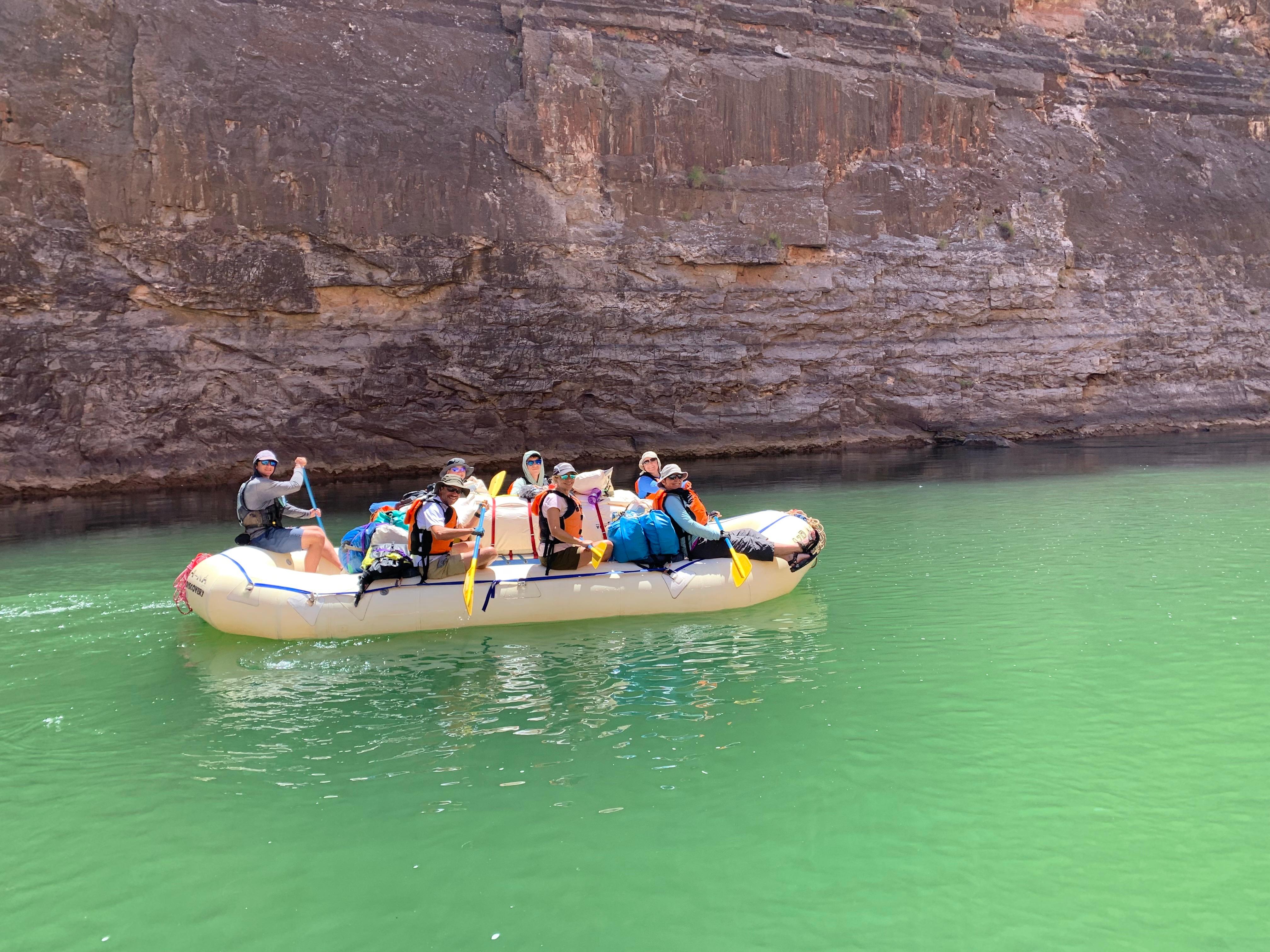 Experience a variety of watercraft, from oar rafts to dories, on our 14-day expeditions.
