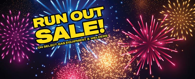 Clearance Sale on Select Gas Equipment & Welders