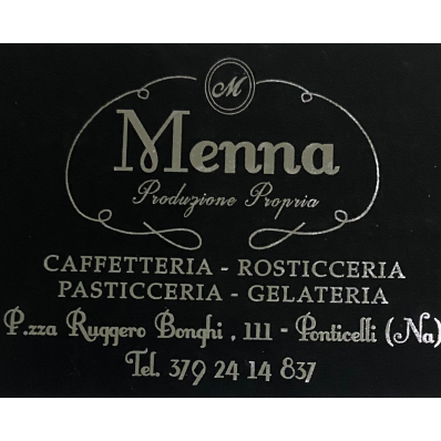 Logo Caffetteria-Pasticceria-Rosticceria- Gelateria  Menna Unica Sede Napoli 379 241 4837