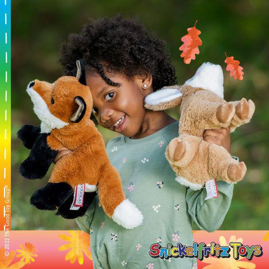 What is your favorite stuffed animal? We all love our Stuffies here! Take a look at our plush selection here: https://www.snickelfritztoys.com/shop/2/plush-and-puppets
