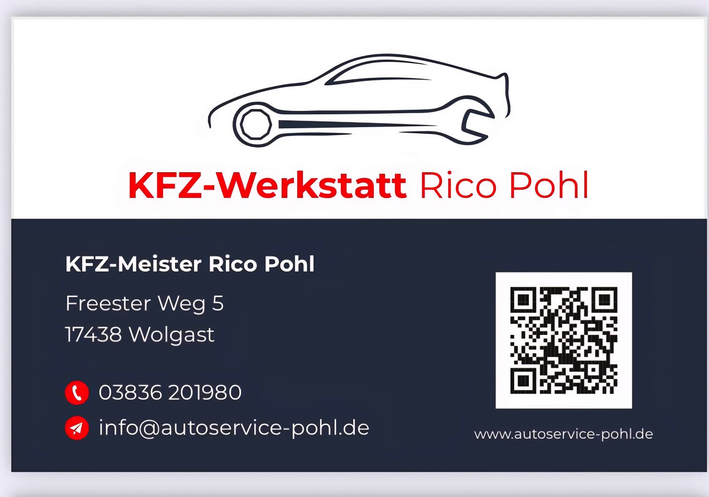 KFZ-Werkstatt R.Pohl, Freester Weg 5 in Wolgast
