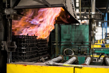 RMT Woodworth Heat Treating steel heat setting furnace