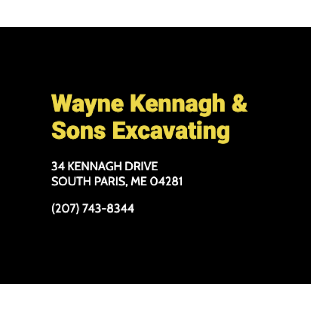 Wayne Kennagh & Sons Excavating Logo