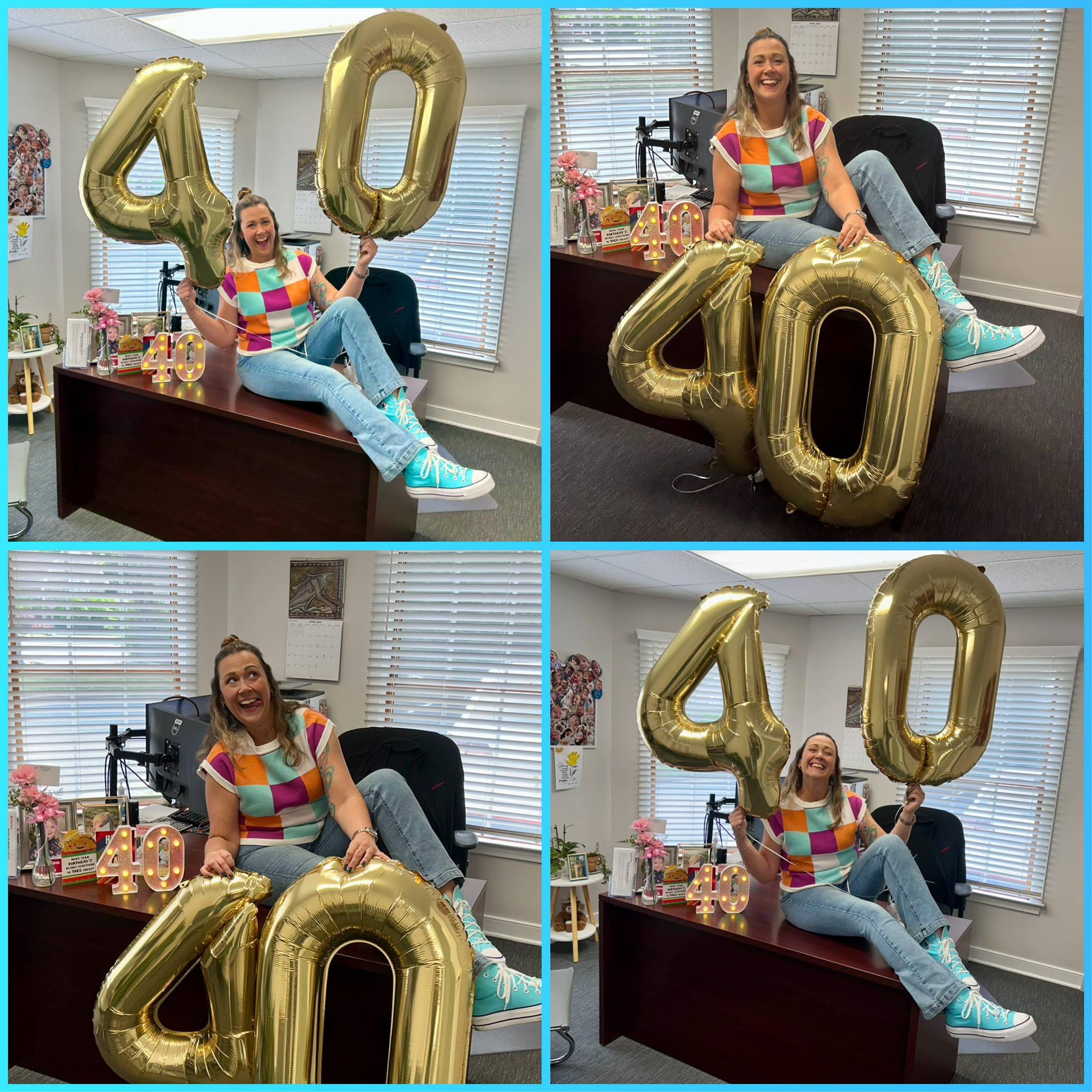 Happy Happy 40th Caity!!!! Thanks for everything you do for all of our customers!! Cheers to you and your 40s!!!