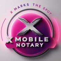 X Mobile Notary Logo