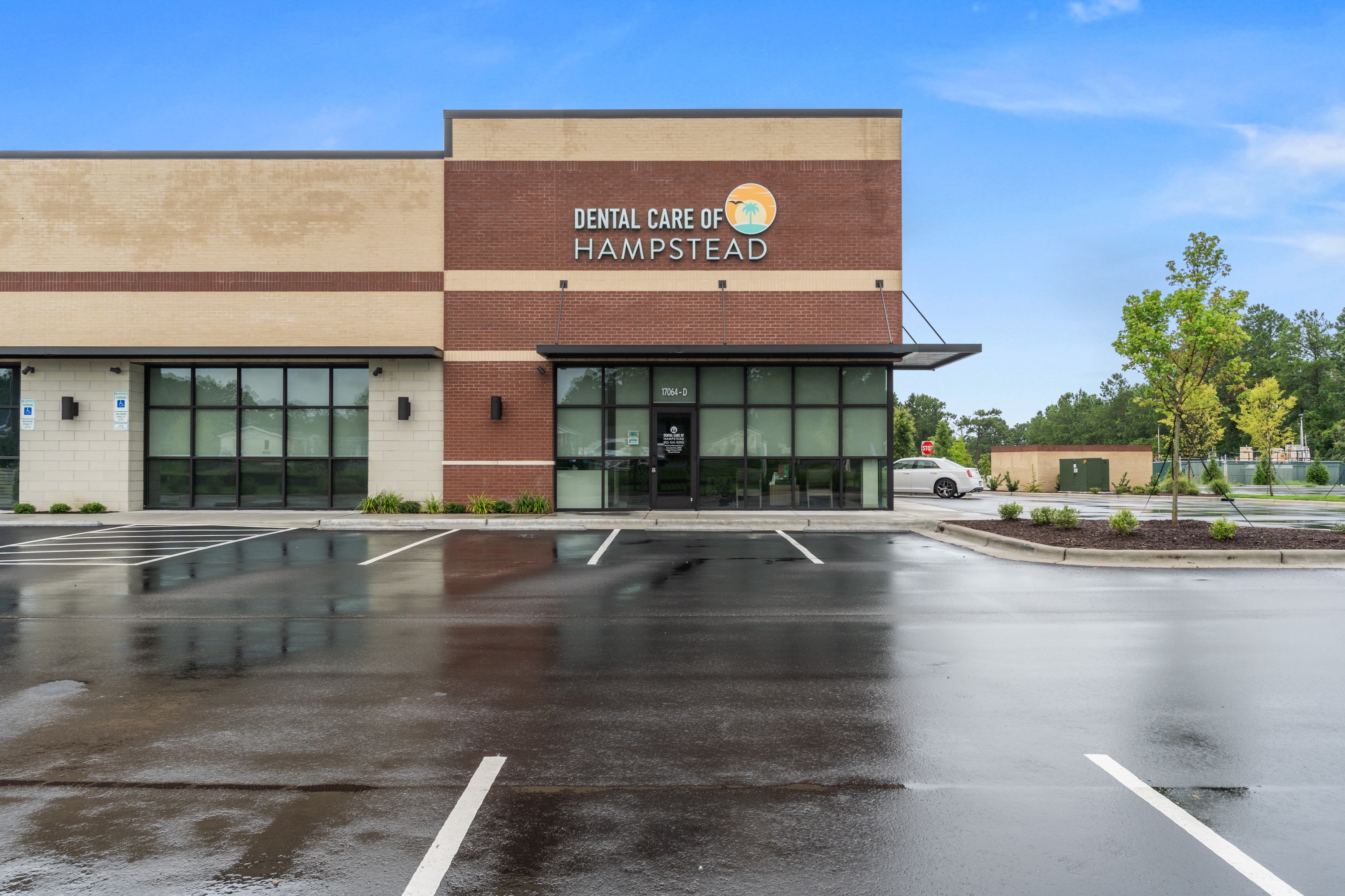 Front of office 