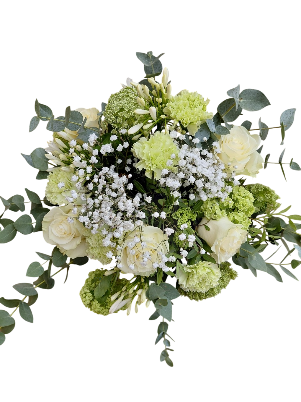 Bouquet du quotidien dans les tons de vert