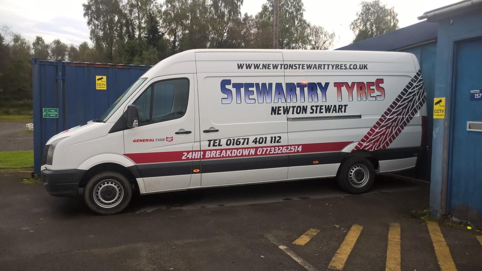 Stewartry Tyres Newton Stewart Ltd Newton Stewart 01671 401112