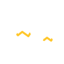 Flag on top of mountain icon.