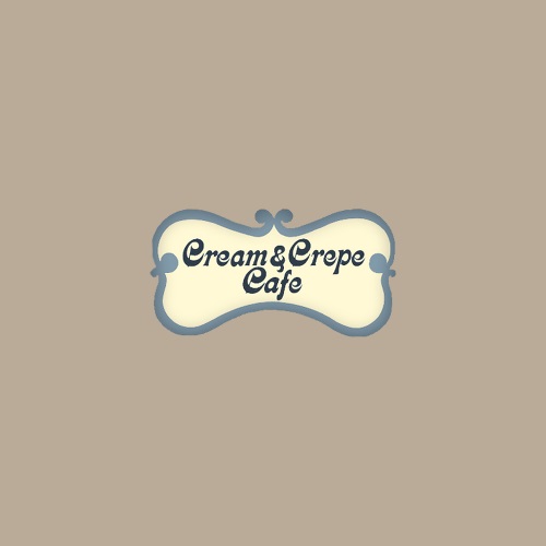 Cream & Crepe Cafe Logo