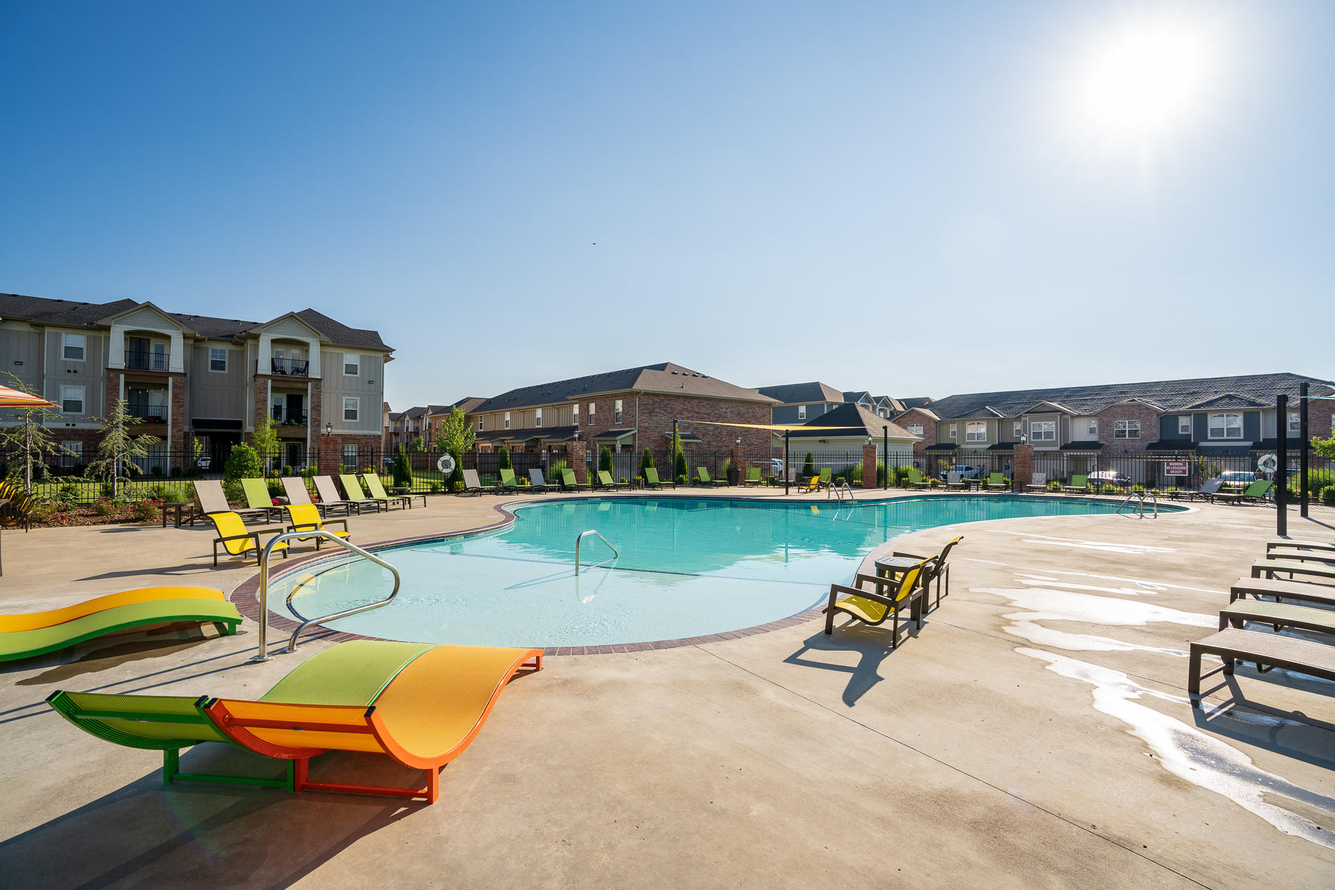 Zero-Entry Pool With Expansive Sundeck