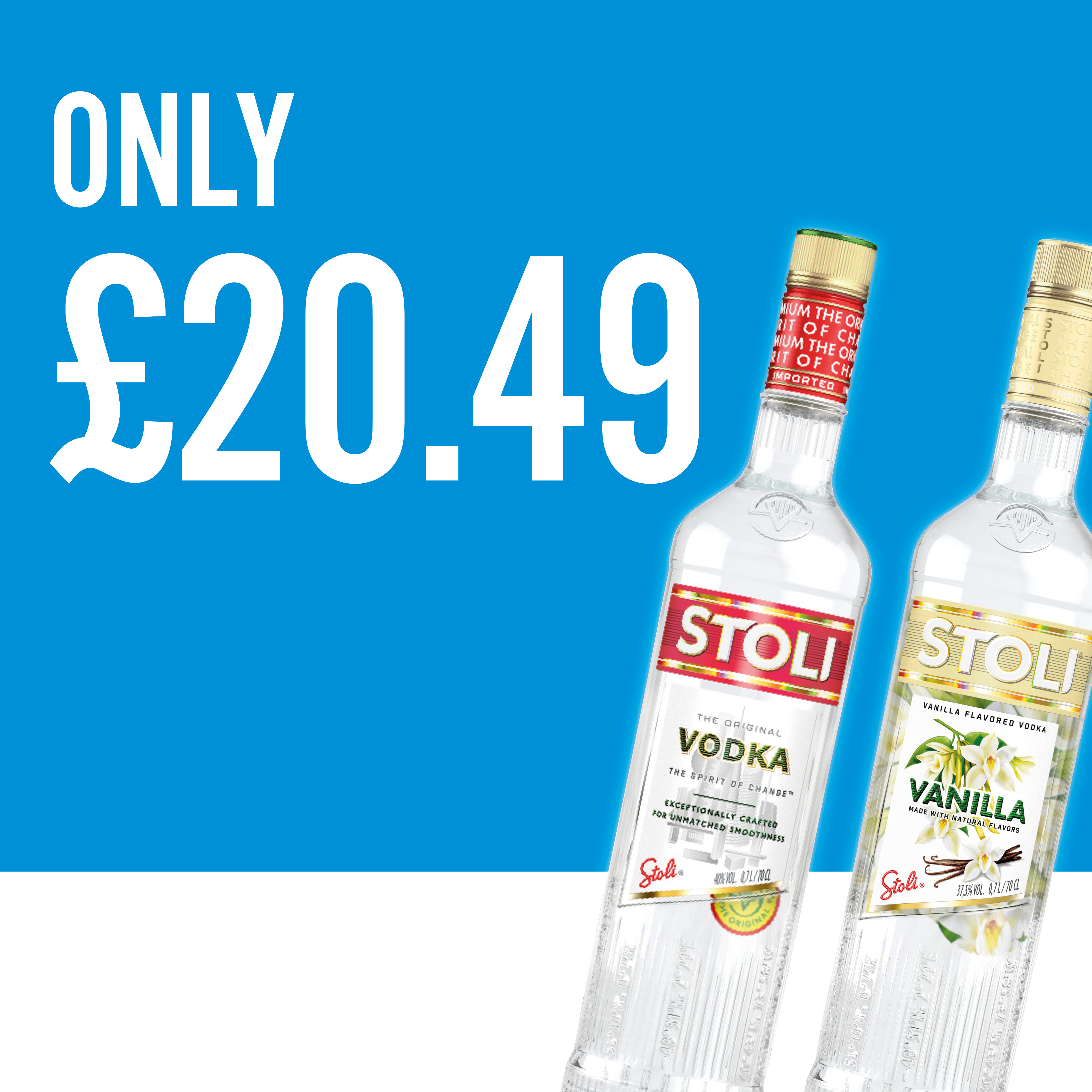 Stoli Flavour's Only £20.49 Each