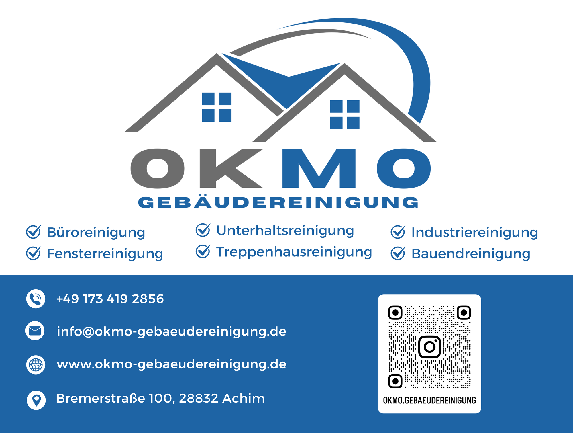 Okmo Gebäudereinigung in Achim bei Bremen - Logo