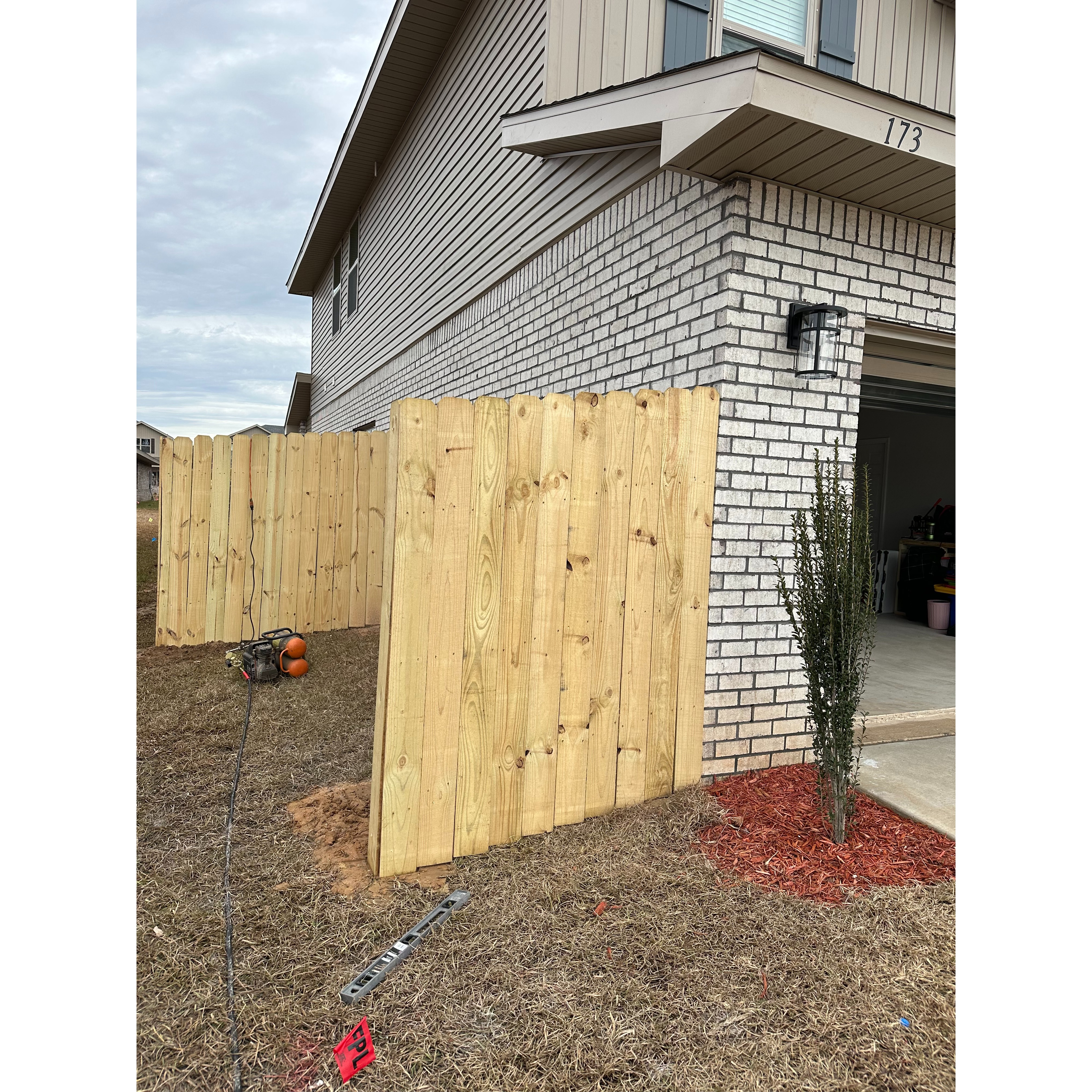 Completed Fence Job For Client In Crestview, FL