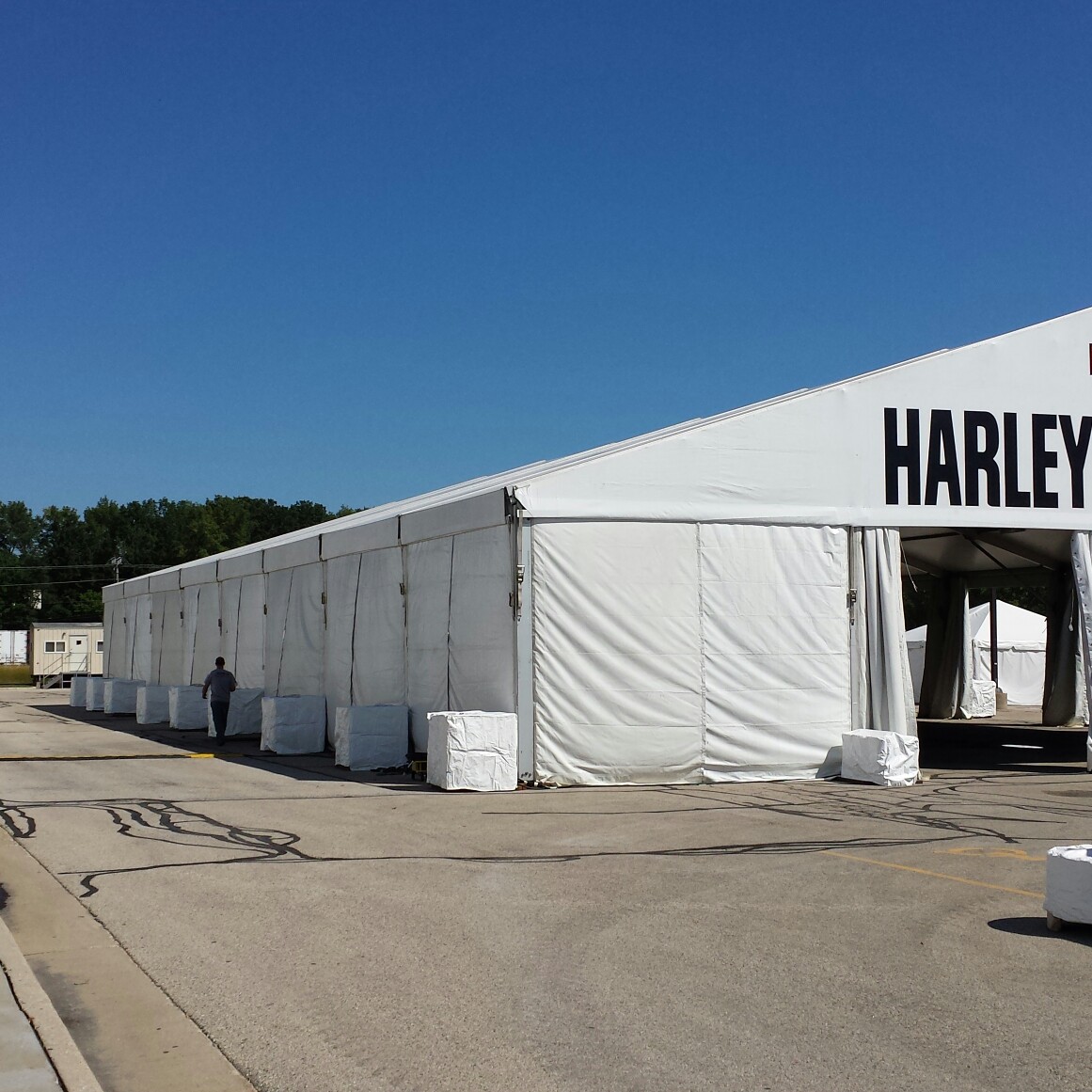 power and distribution for Harley event