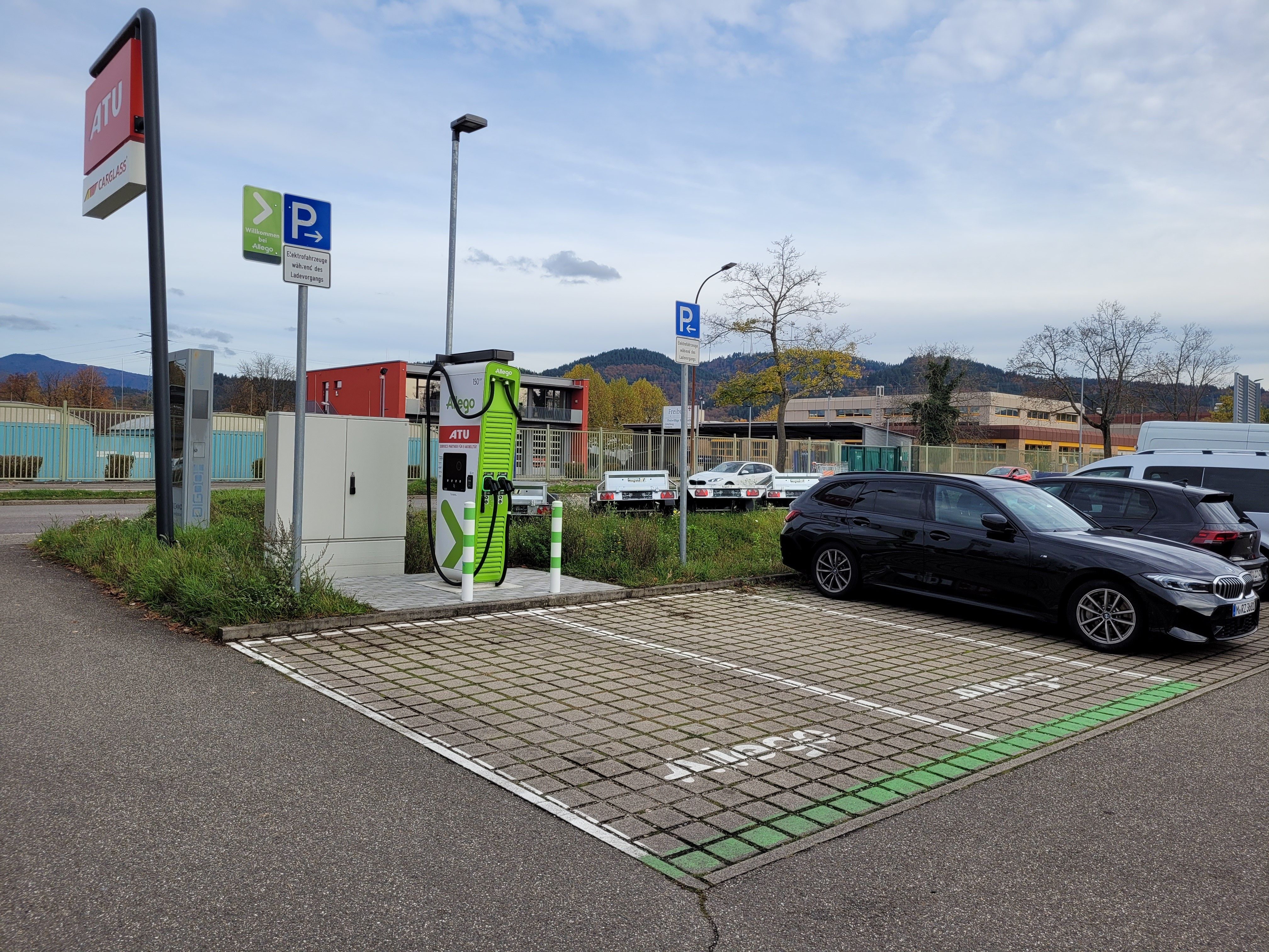 Allego-Ladestation, Tullastraße 68A in Freiburg im Breisgau