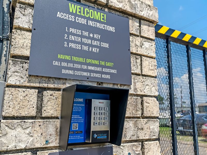 Keypad - Extra Space Storage at 19415 Pinehurst Trail Dr, Humble, TX 77346