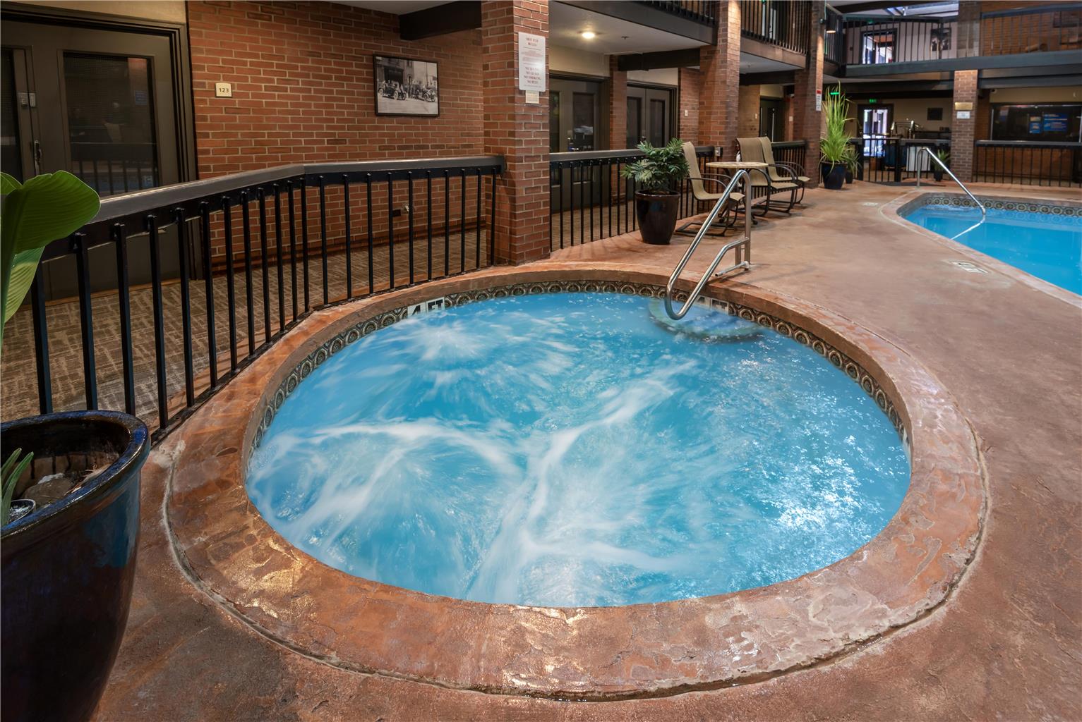 Indoor Pool & Hot Tub Area