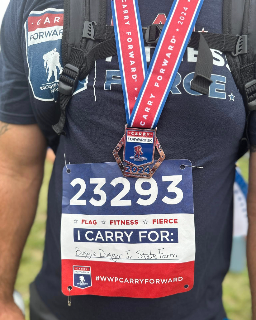 I am extremely proud of both my team and family for participating in the Carry it Forward wounded warrior 5k and finishing with beaming smiles.