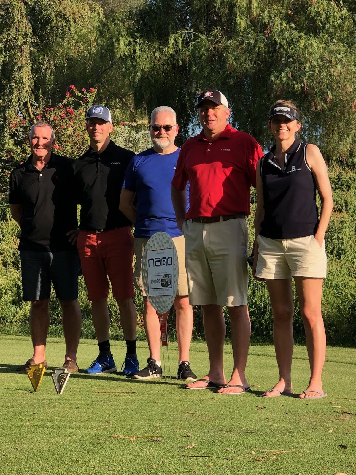 nano employees at a compressed air distributor association golf tournament
