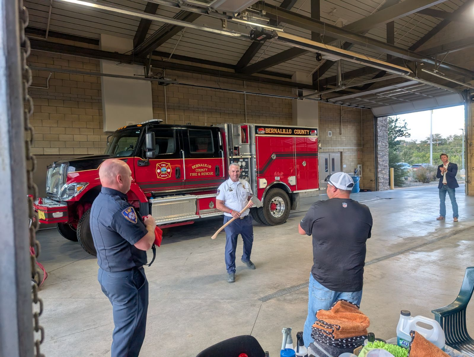 Axe and Helmet retirement celebration for my friend Batallion Commander Matt Caward with the Bernalillio County Fire Department.
Call us today for a free auto quote!