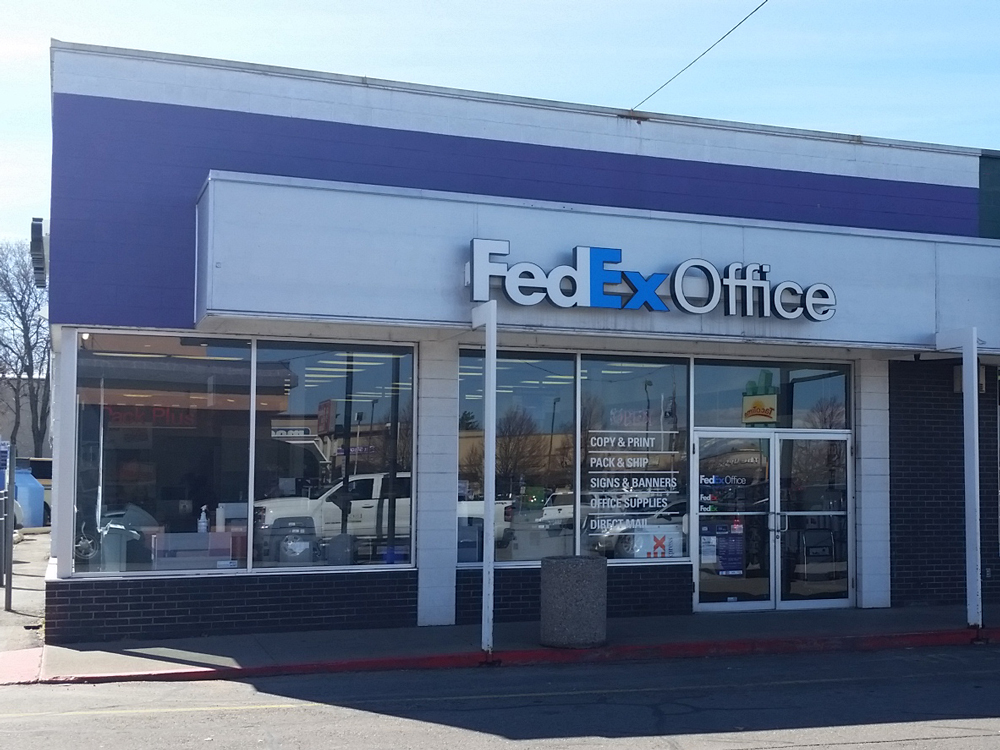 Exterior photo of FedEx Office location at 80 E 400 N\t Print quickly and easily in the self-service FedEx Office Print & Ship Center Logan (435)753-0511