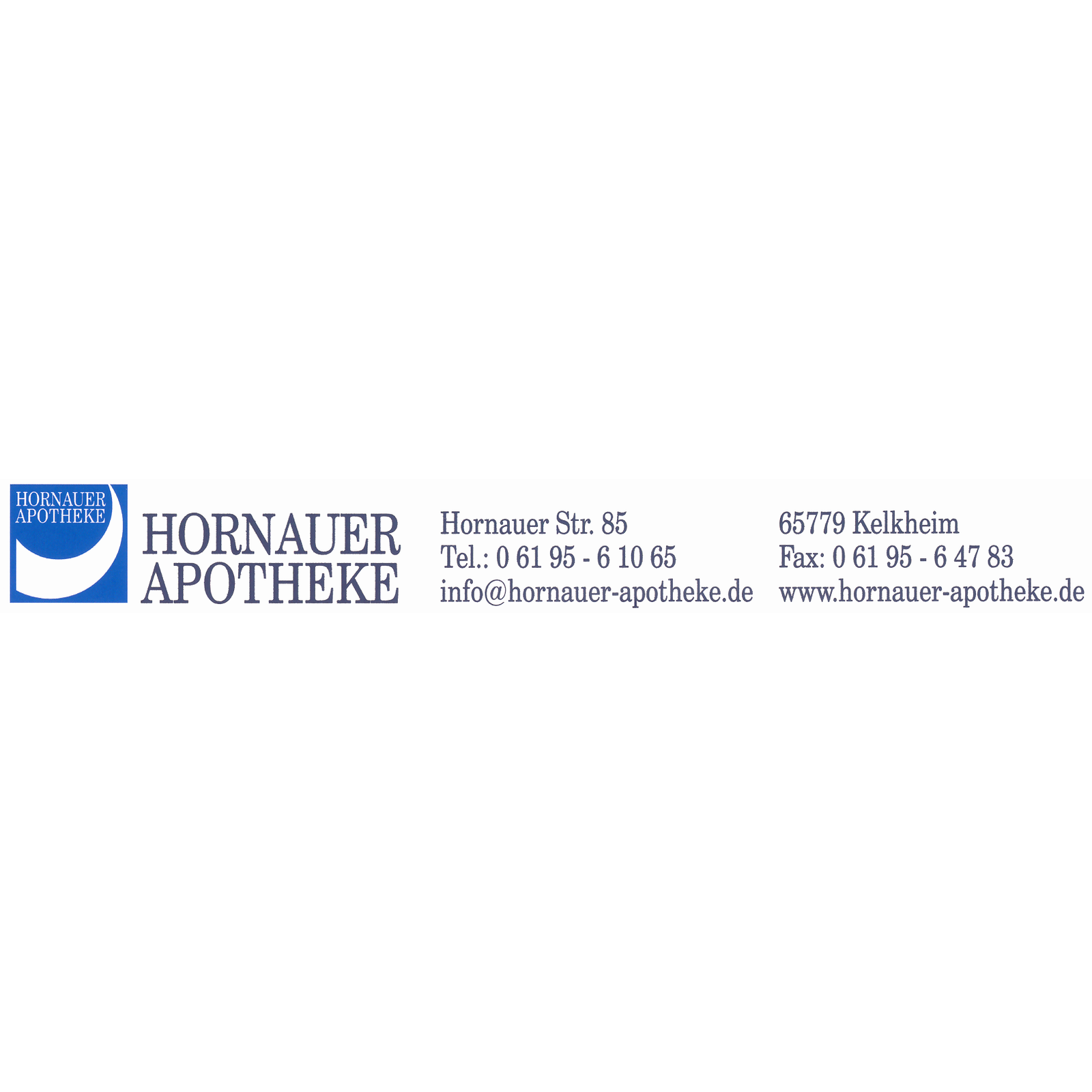 Logo Logo der Hornauer Apotheke