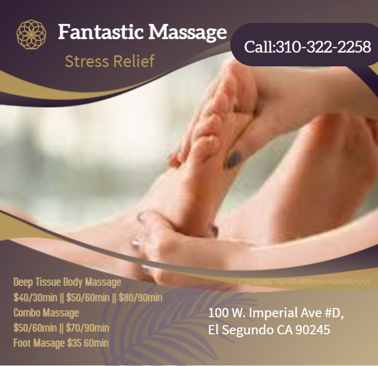 A massage therapist giving a foot massage will manipulate muscles and other soft tissues
 to improve circulation, relieve pain, and heal injuries in the area or to induce overall relaxation.