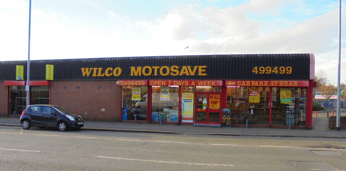 Outside Wilco Motosave, Roseville Road Wilco Motosave Leeds 01132 499499