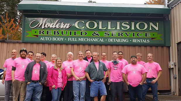 Modern Collision Rebuild & Service continues to evolve by striving to surpass customer's expectations, knowing it is the customer that keeps us in business.