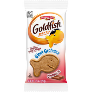 Pepperidge Farm Goldfish Whole Grain Giant Grahams, Cinnamon, .9 Ounces, Pack of 300 featured image
