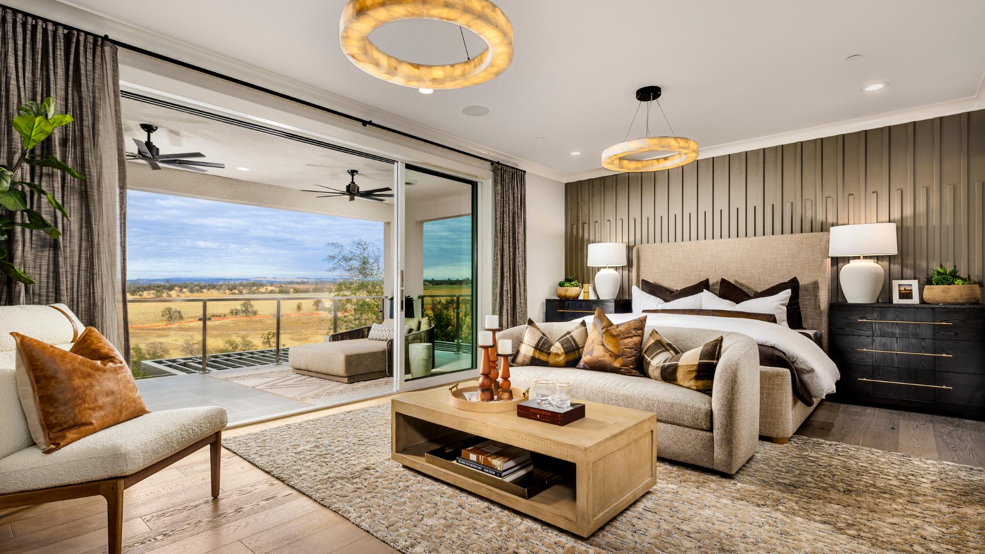 Spacious primary bedroom suites