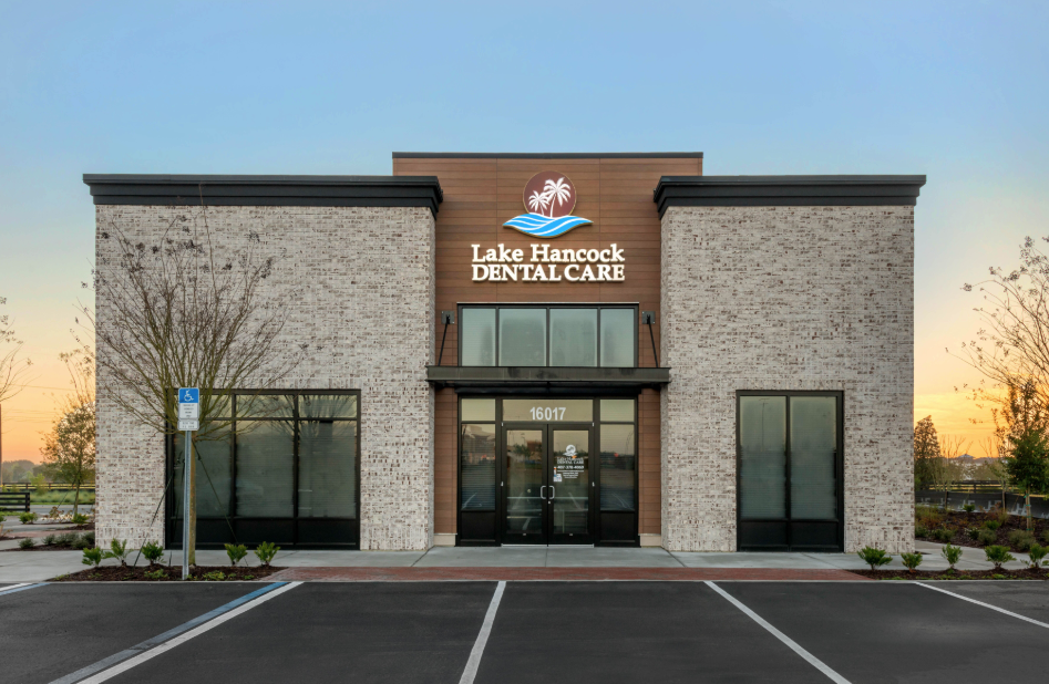 Front of office, Lake Hancock Dental Care. Dentist in Winter Garden, FL. 