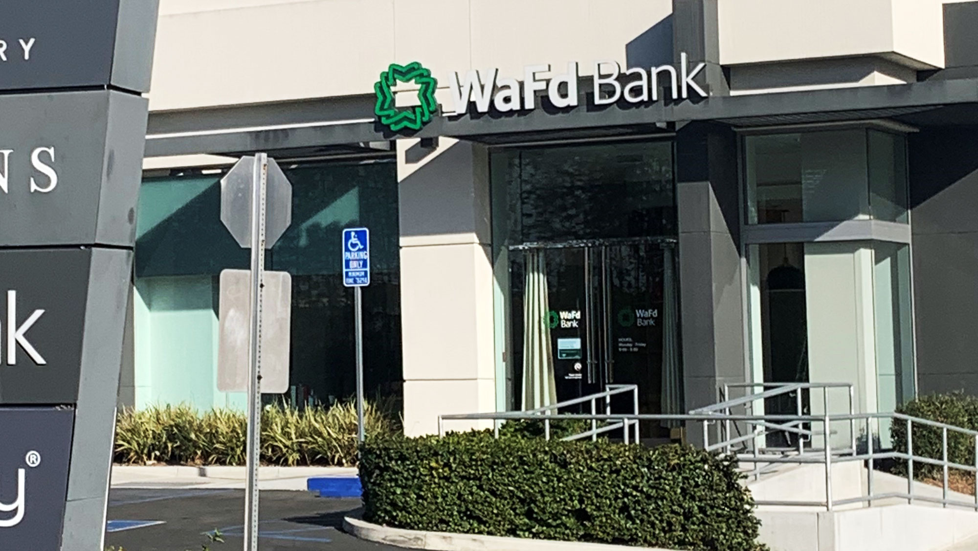 Photo of the WaFd Bank Branch location in El Segundo, California. Located at 2041 Rosecrans Ave, Ste 130, El Segundo, CA 90245