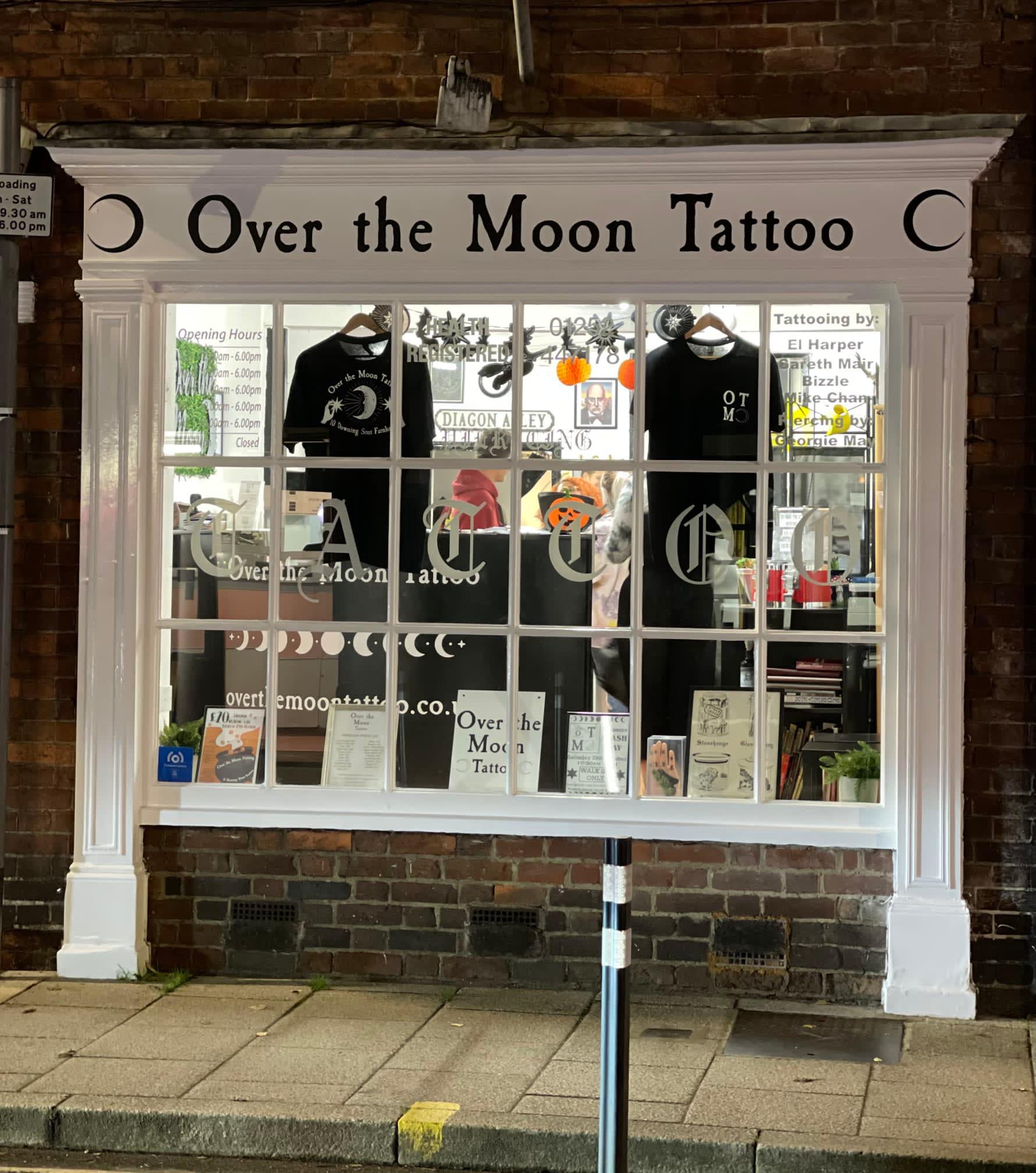 Images Over the Moon Tattoo
