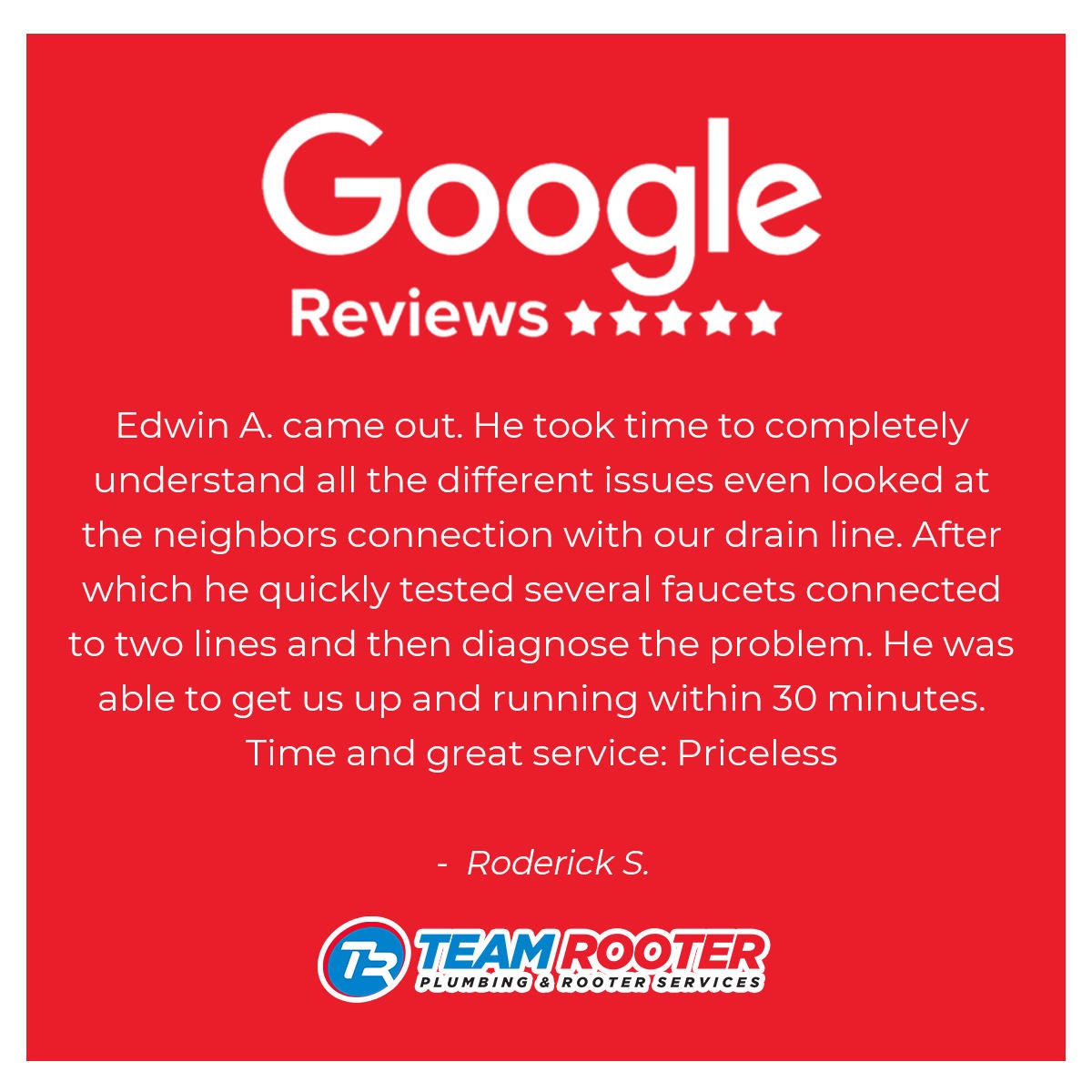 5 star review!