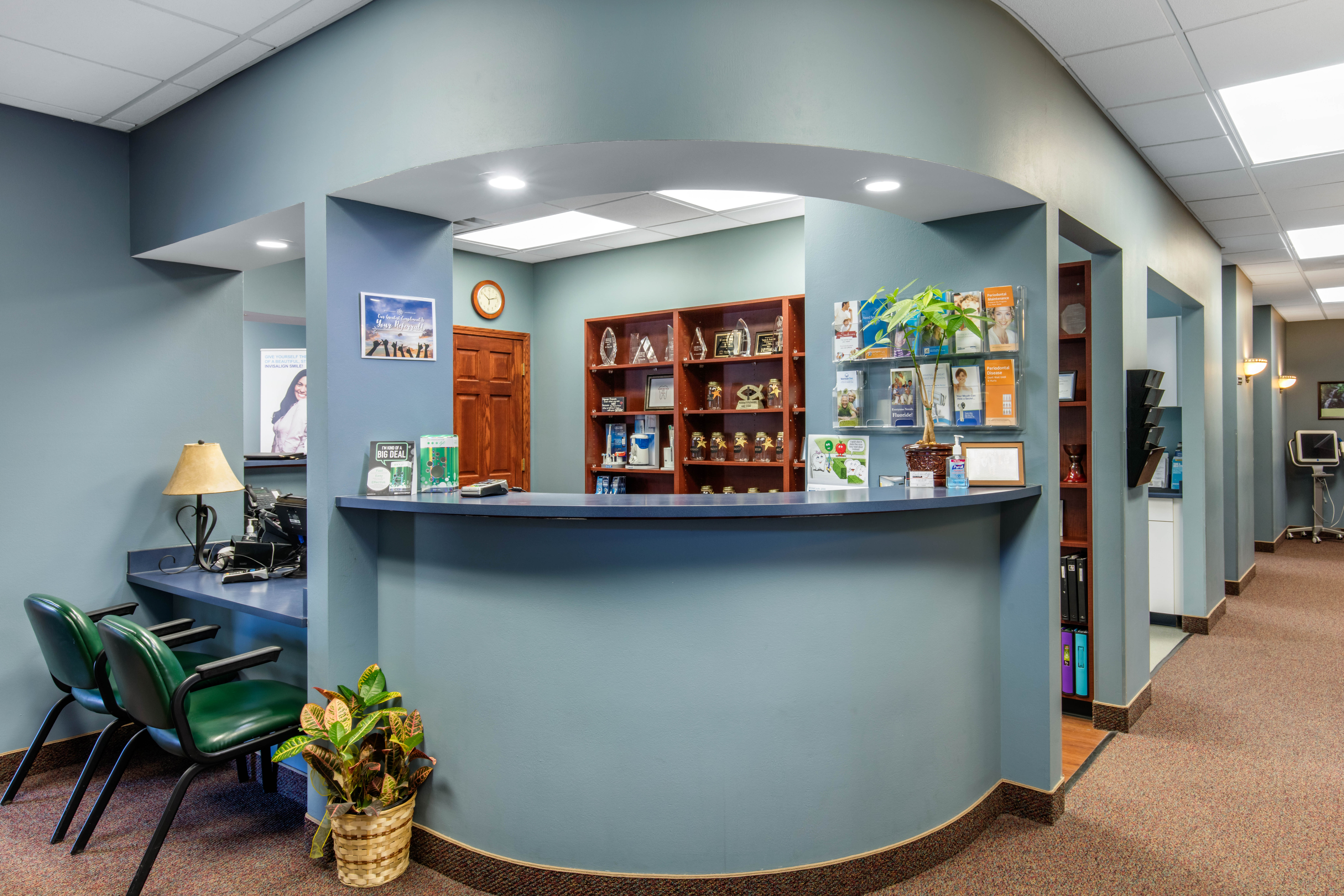 Reception, Smile for Life Dental Care. Dentist in Festus, MO. 