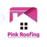 Pink Roofing Logo