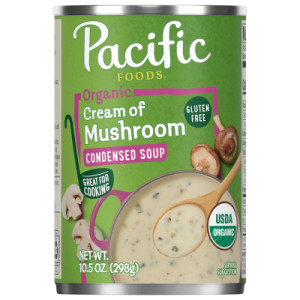 Pacific Foods® Organic Cream of Mushroom Soup, 10.5 oz Can (Case of 12) featured image