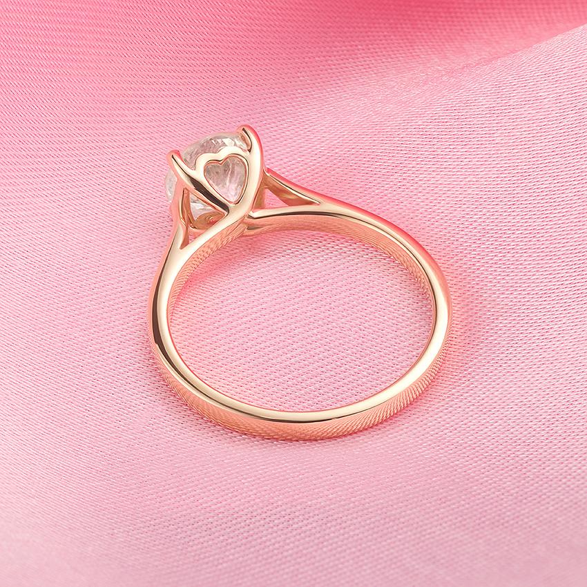 Heart detail engagement ring setting Serendipity Diamonds Ryde 01983 567283